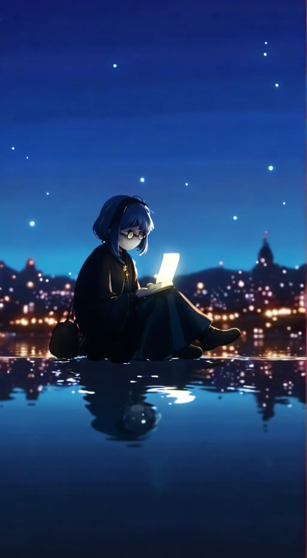 ai character: V Murder Drones background