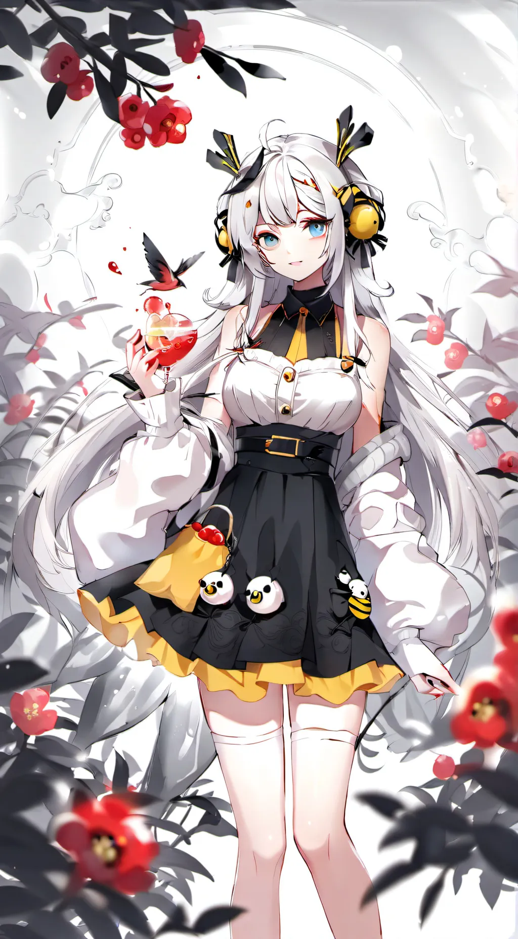 ai character: sweet lil bumblebe background