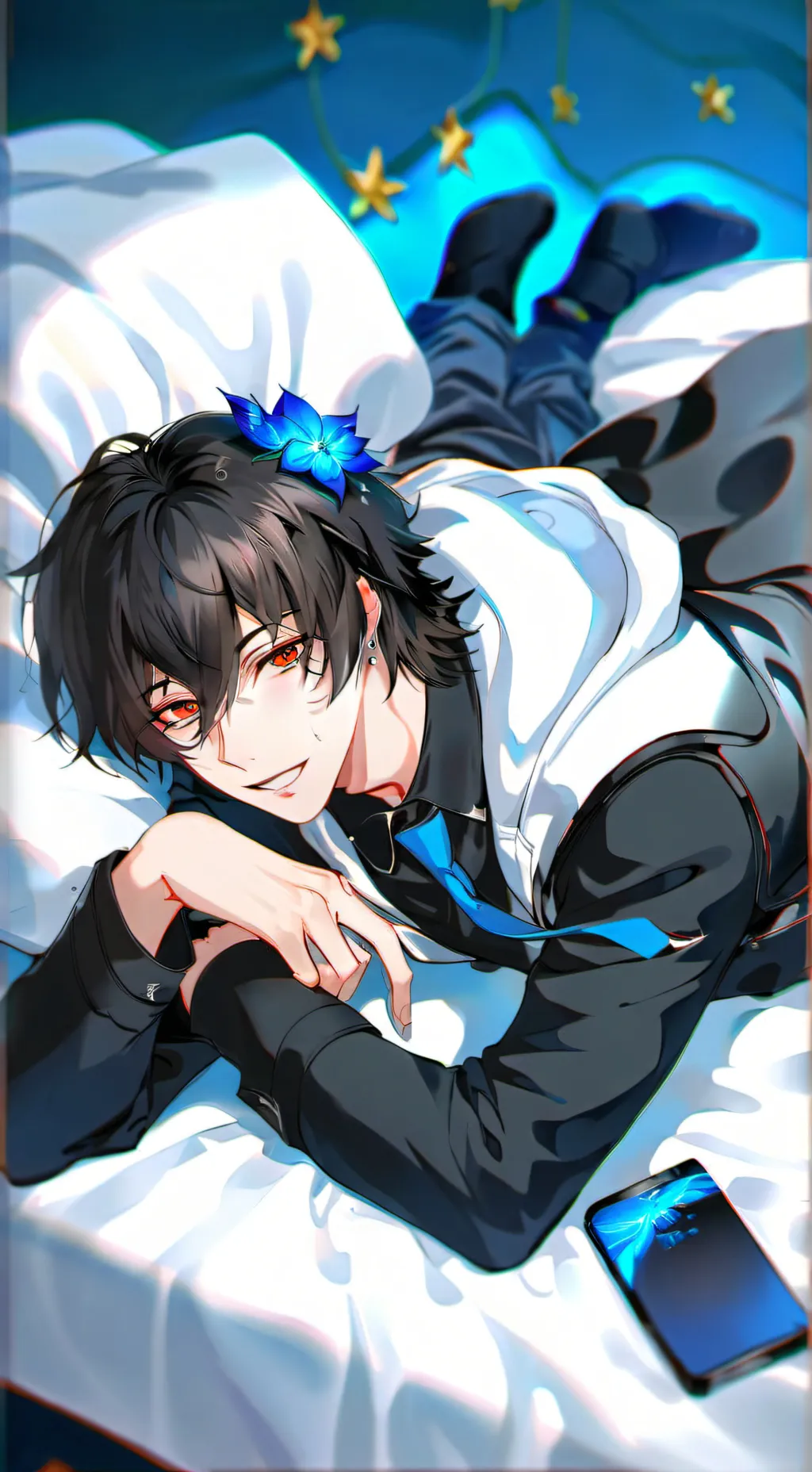 ai character: Sasuke background