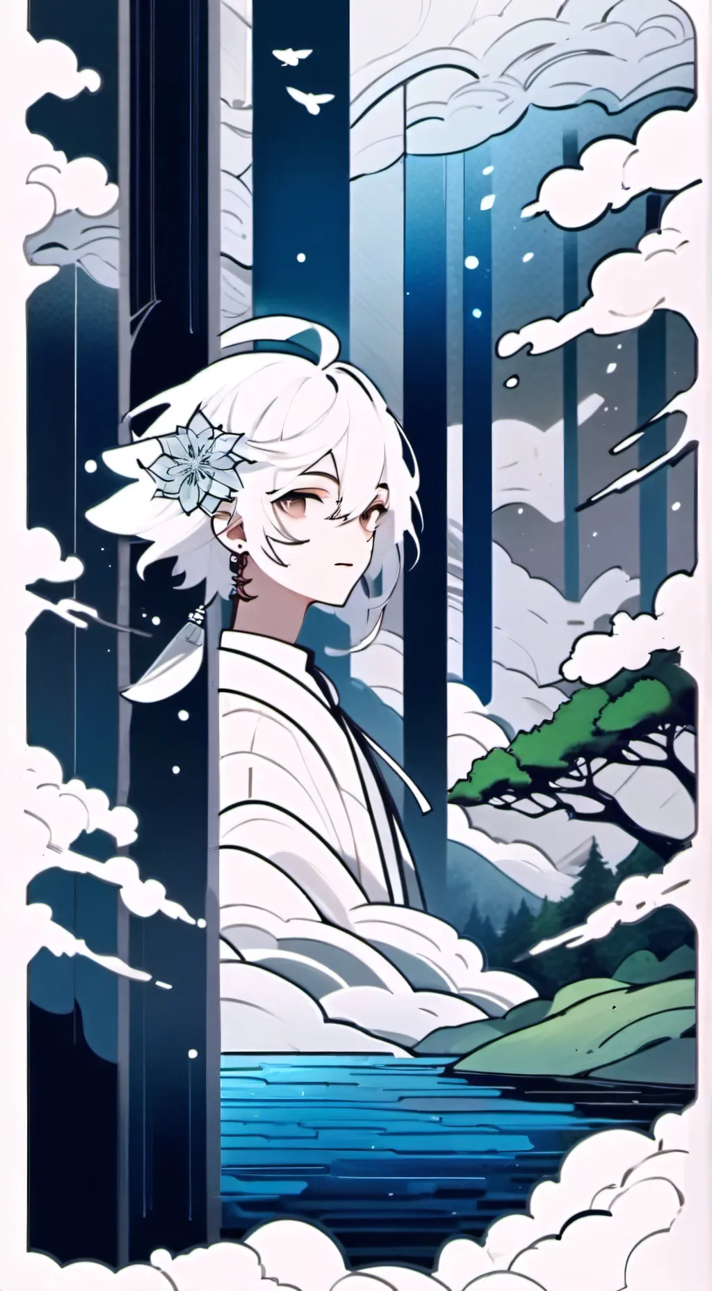 ai character: MHA with my oc  background