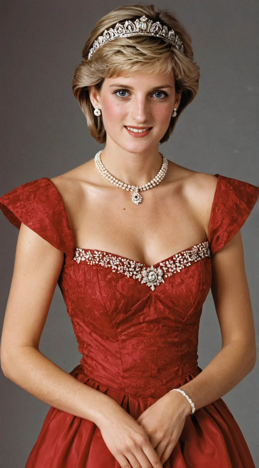 ai character: Princess diana👑💕💫 background