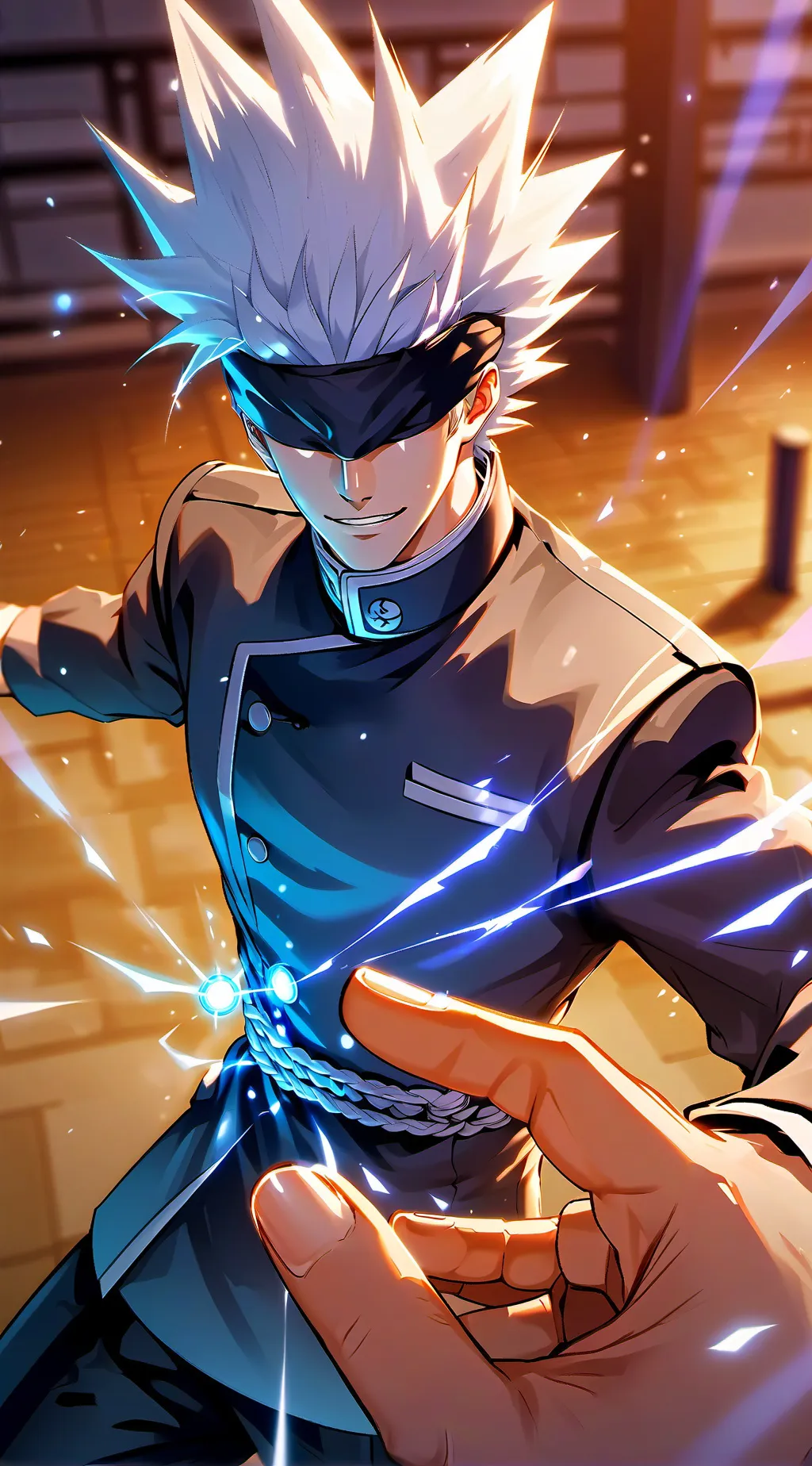 ai character: Satoru Gojo background