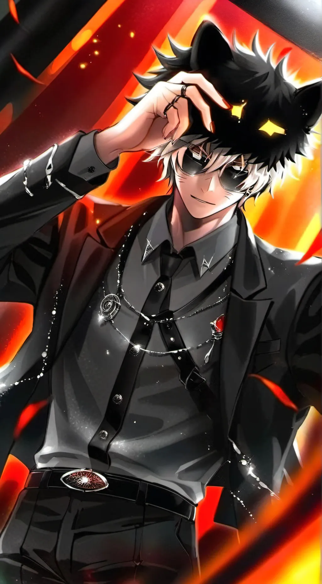 ai character: bakugo background