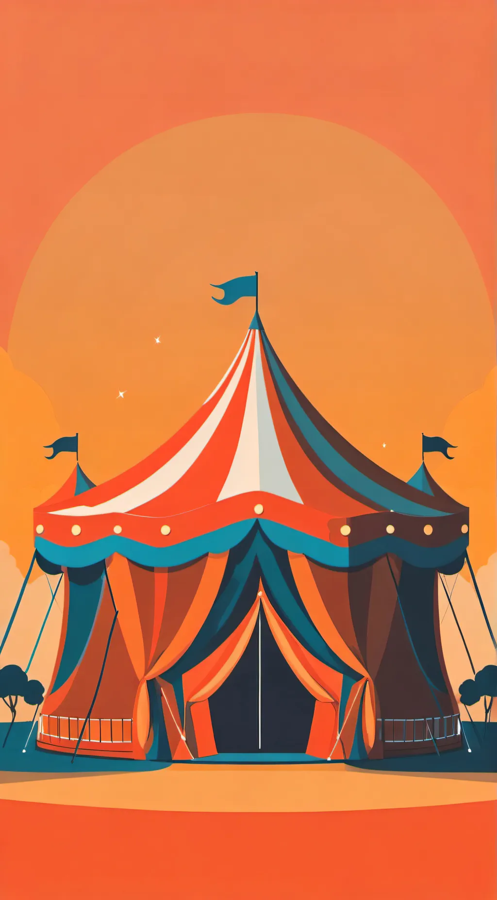 ai character: digital circus  background