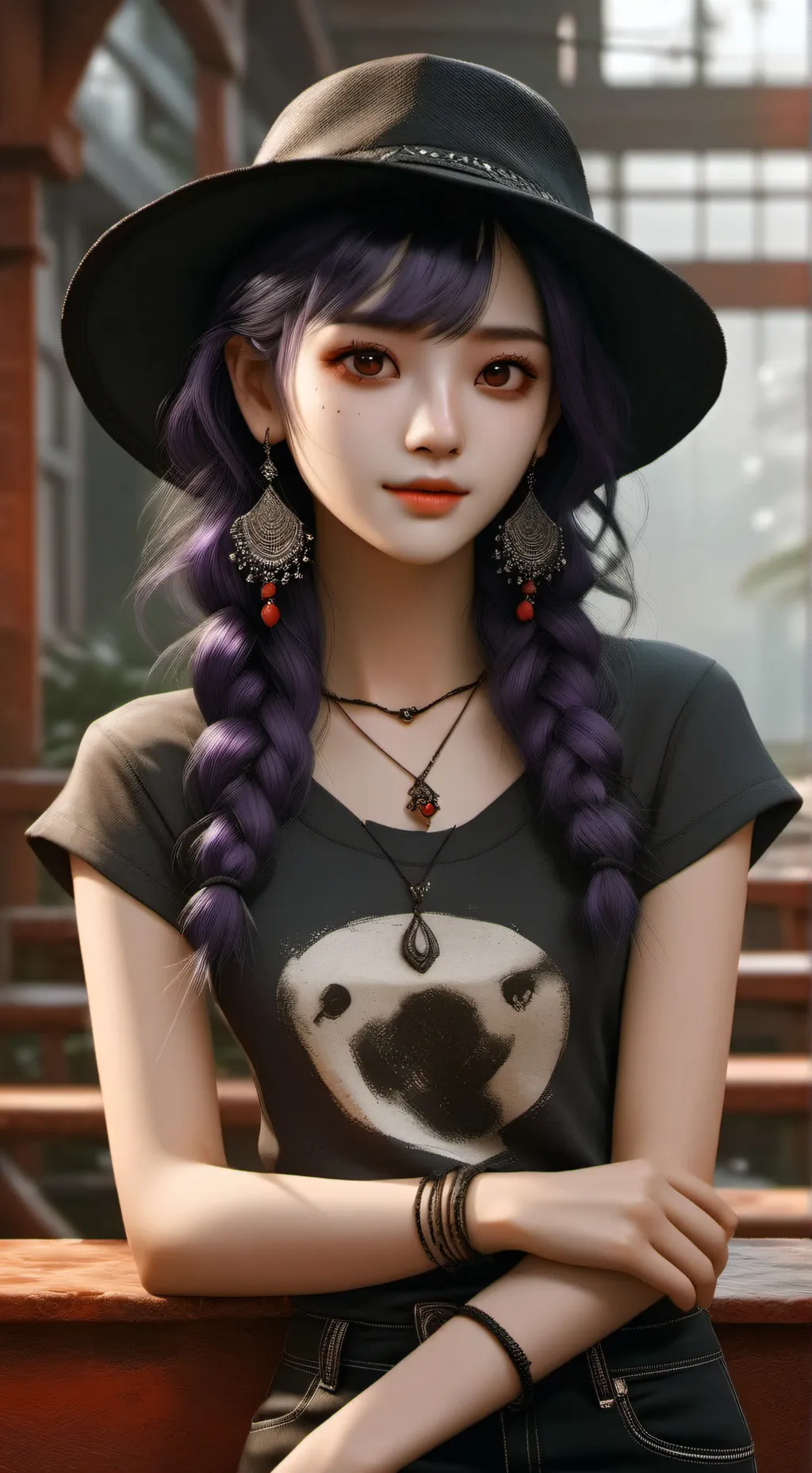 ai character: Emily  background