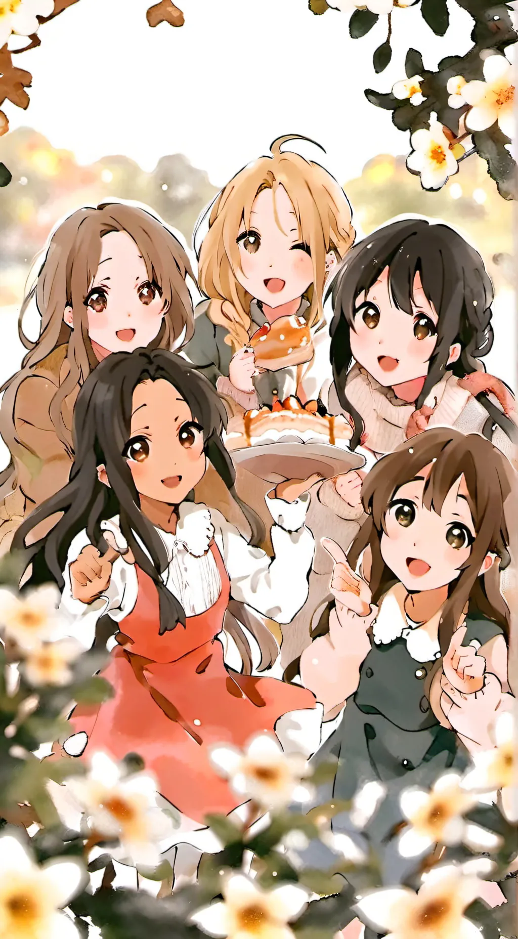 ai character: Le sserafim  background