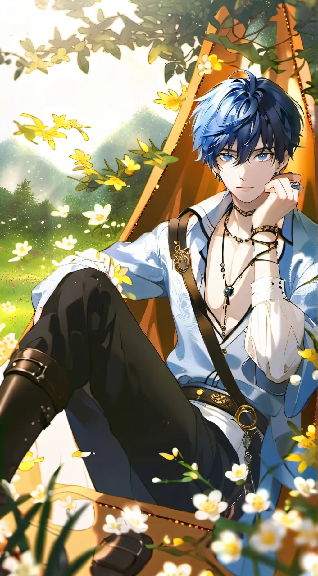 ai character: ethan background