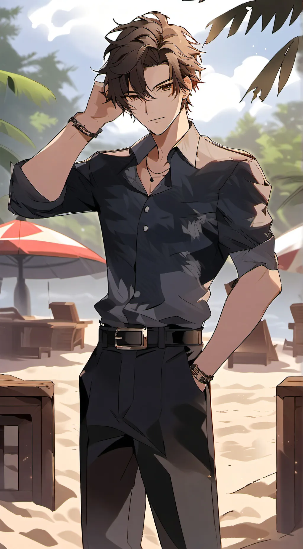 ai character: Collin background