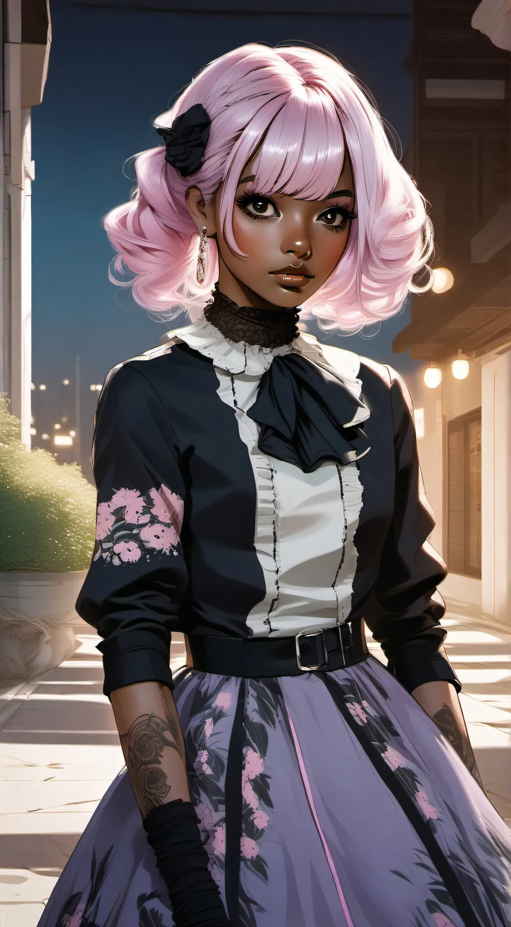 ai character: Novamoon background