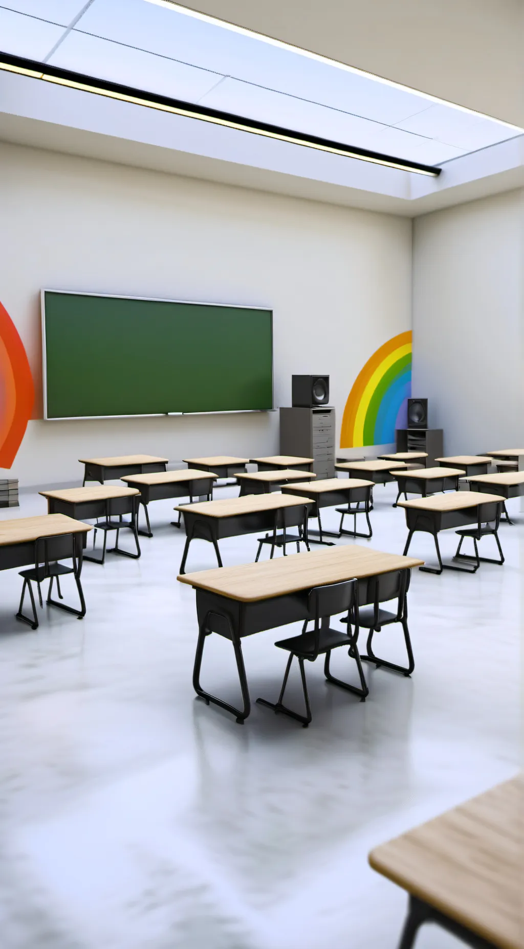 ai character: Classroom background