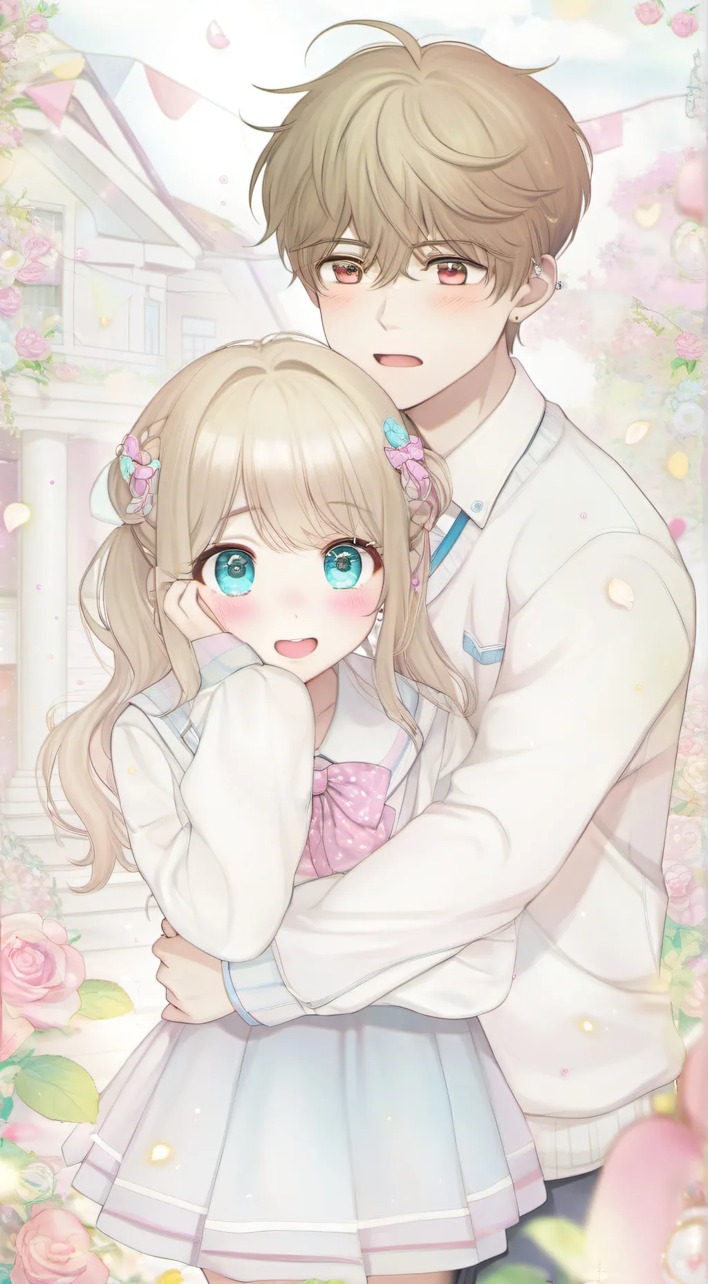 ai character: zenna and  andrew. background