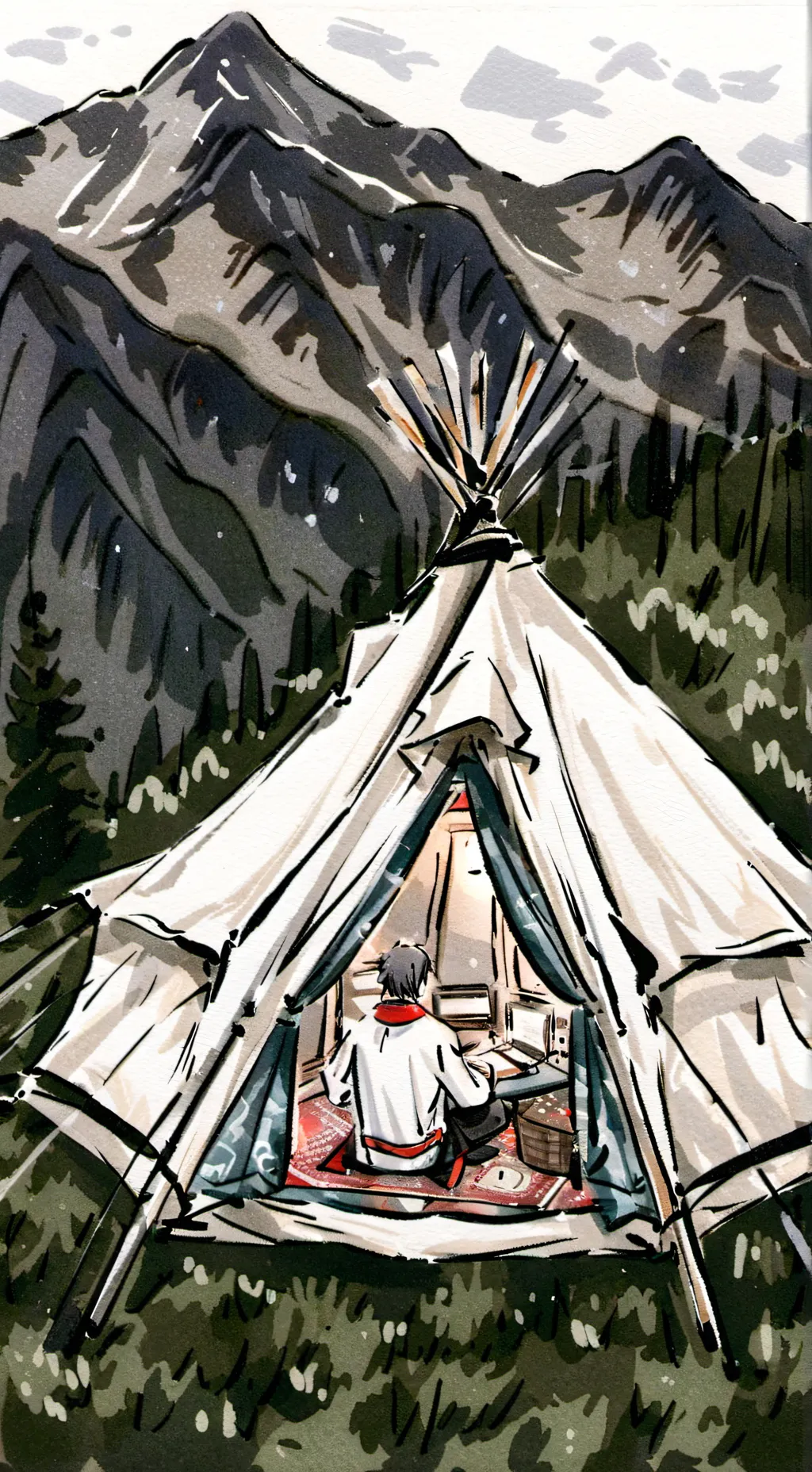 ai character: Class 1A crash background