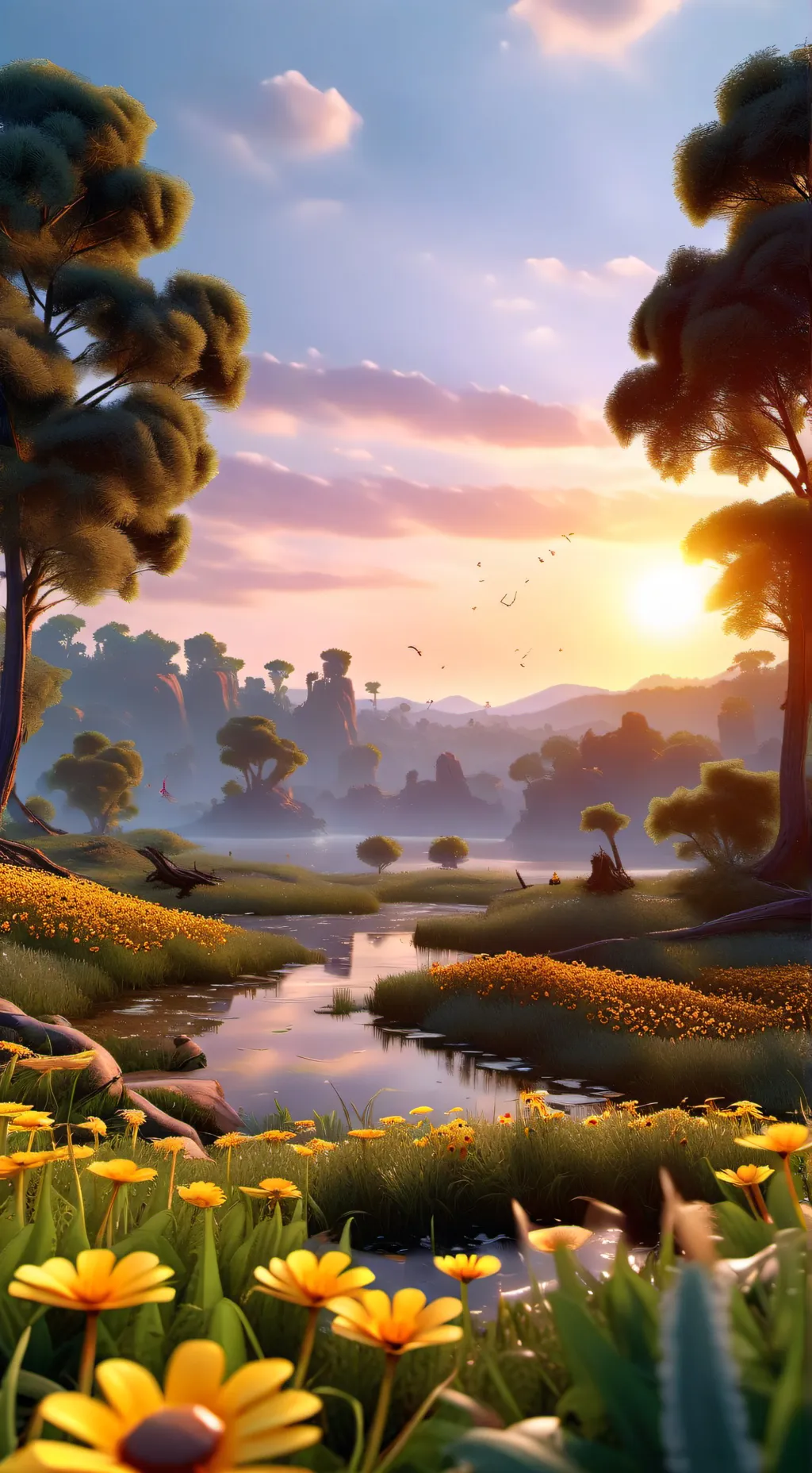 ai character: Anime background