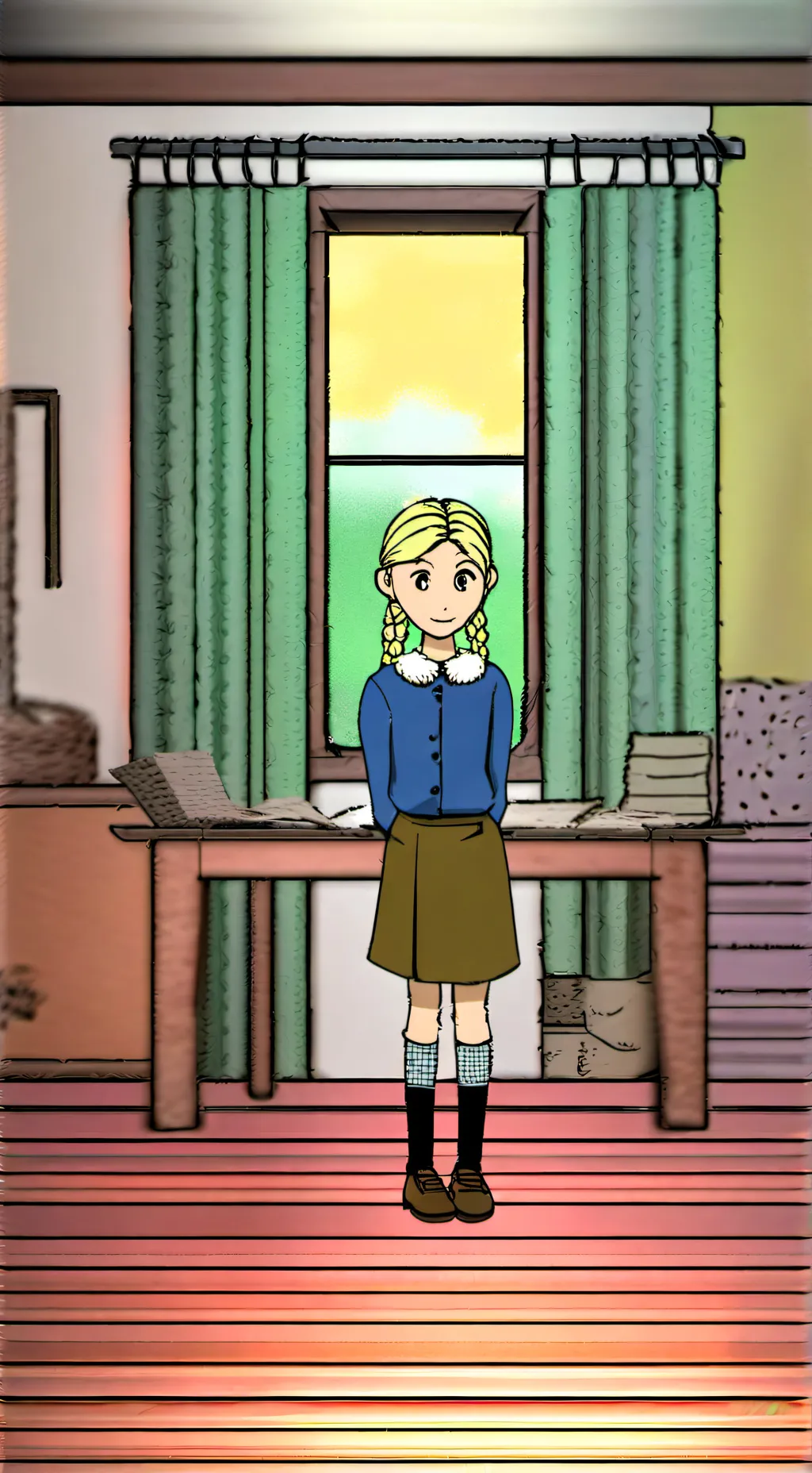 ai character: Karin Fjelvick background