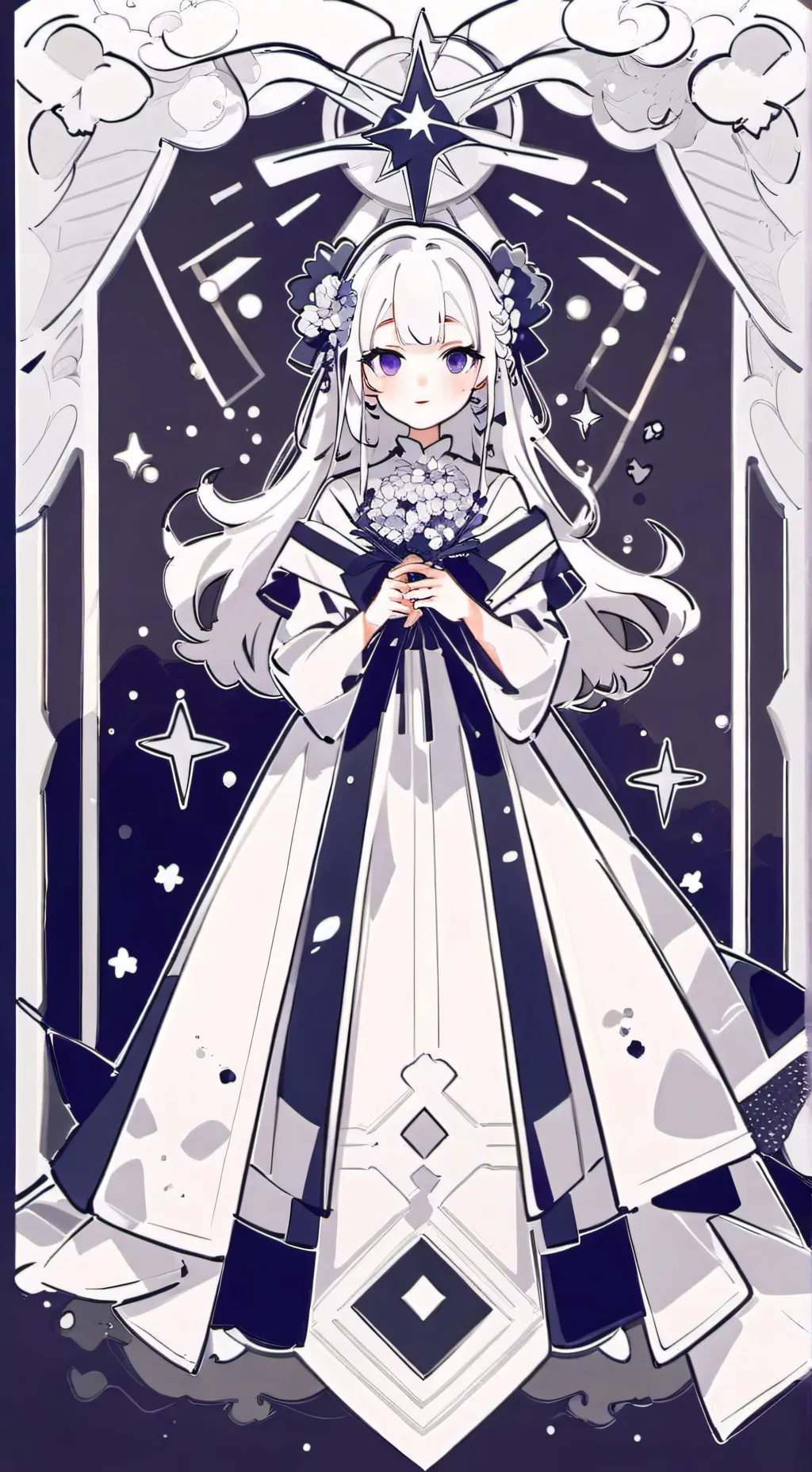 ai character: MHA Novia de Deku  background