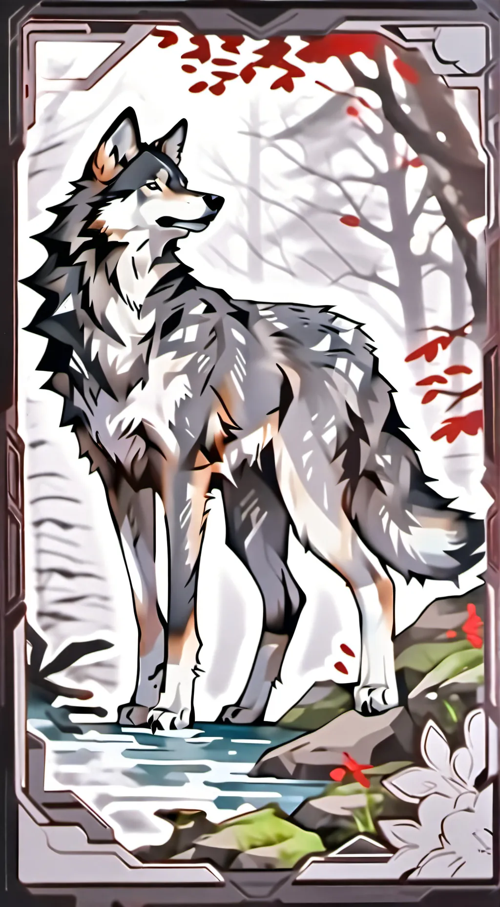 ai character: Black shadow. 🖤 background