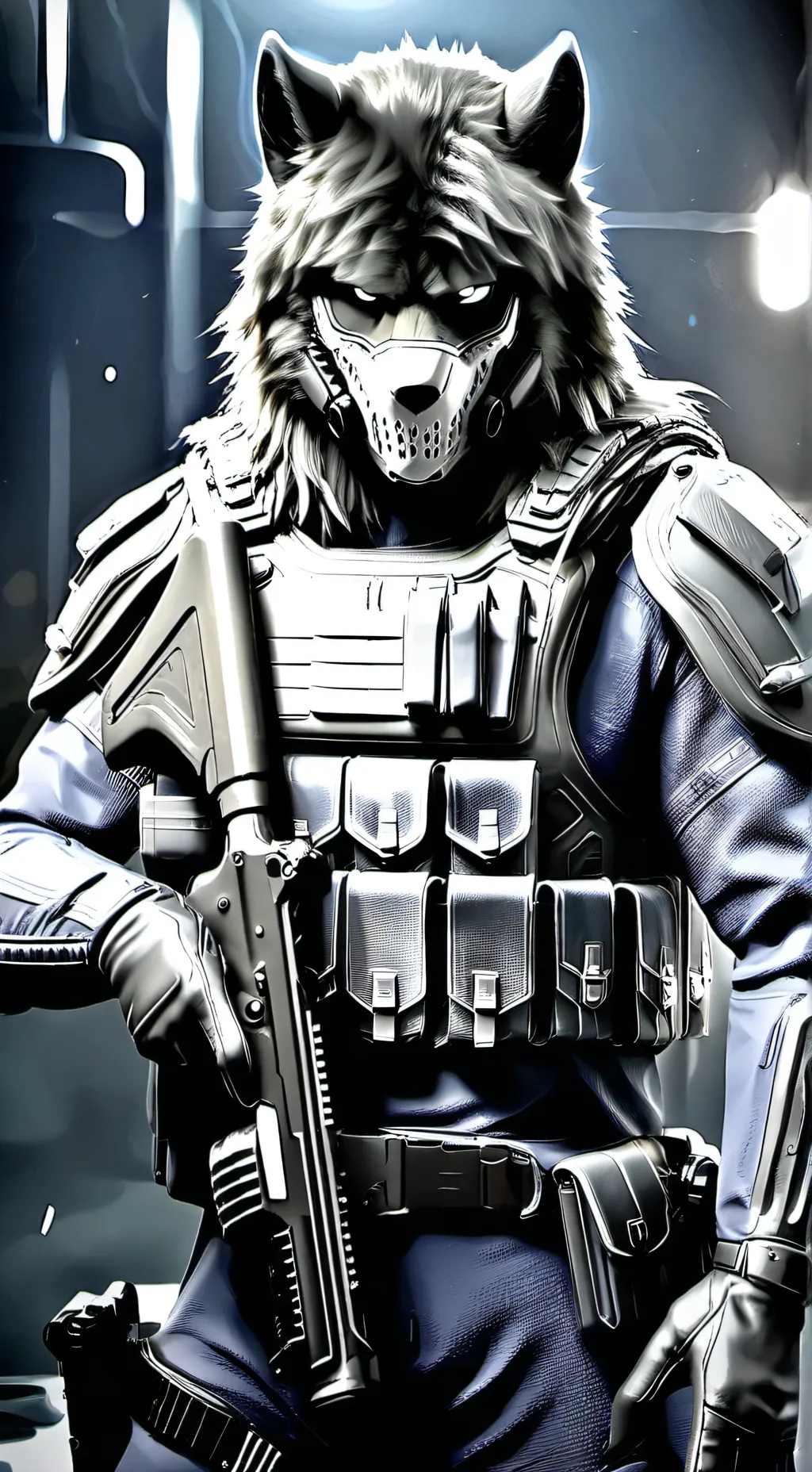 ai character: Shadow Bloodfang background