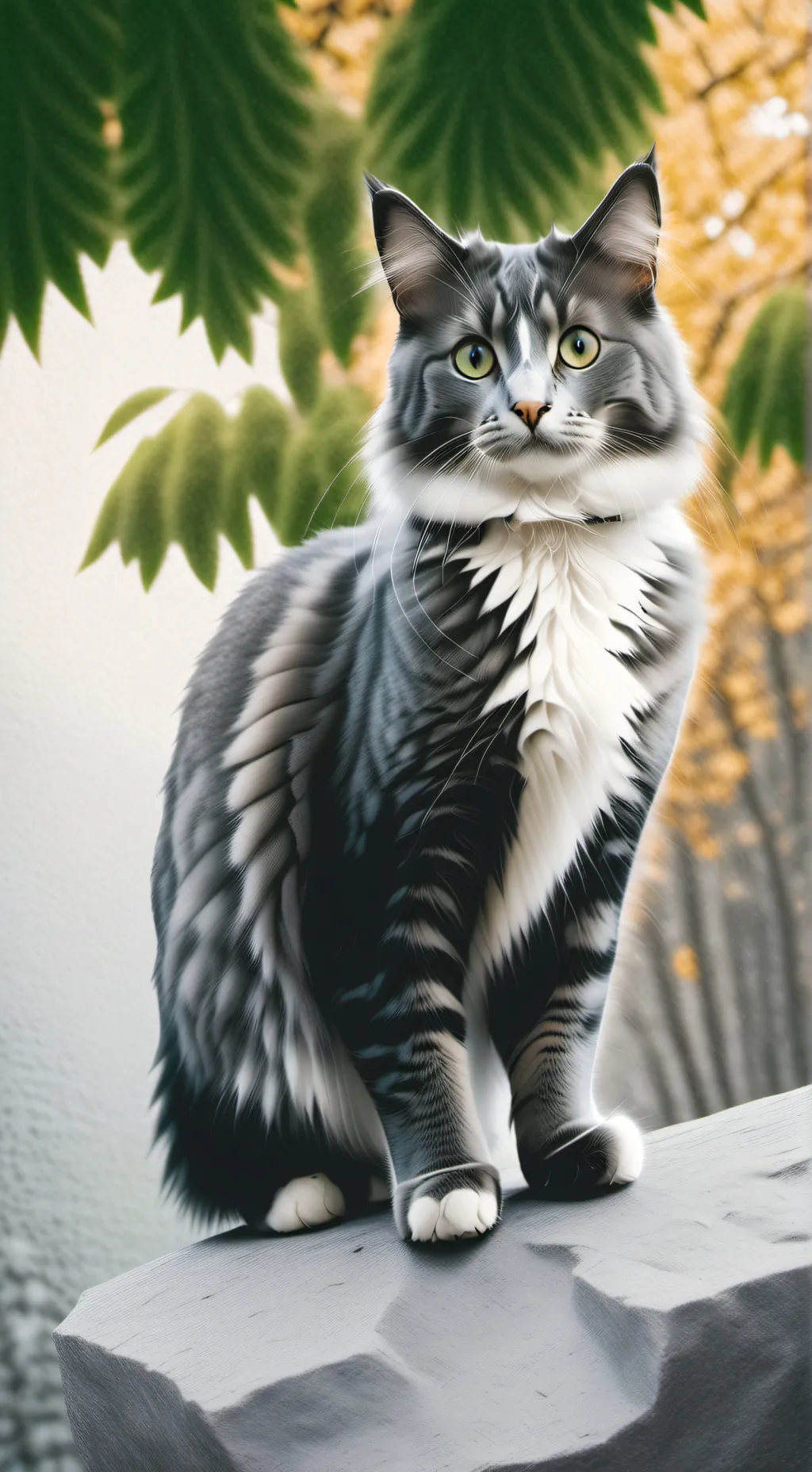 ai character: &^Evergreen'eye^& background