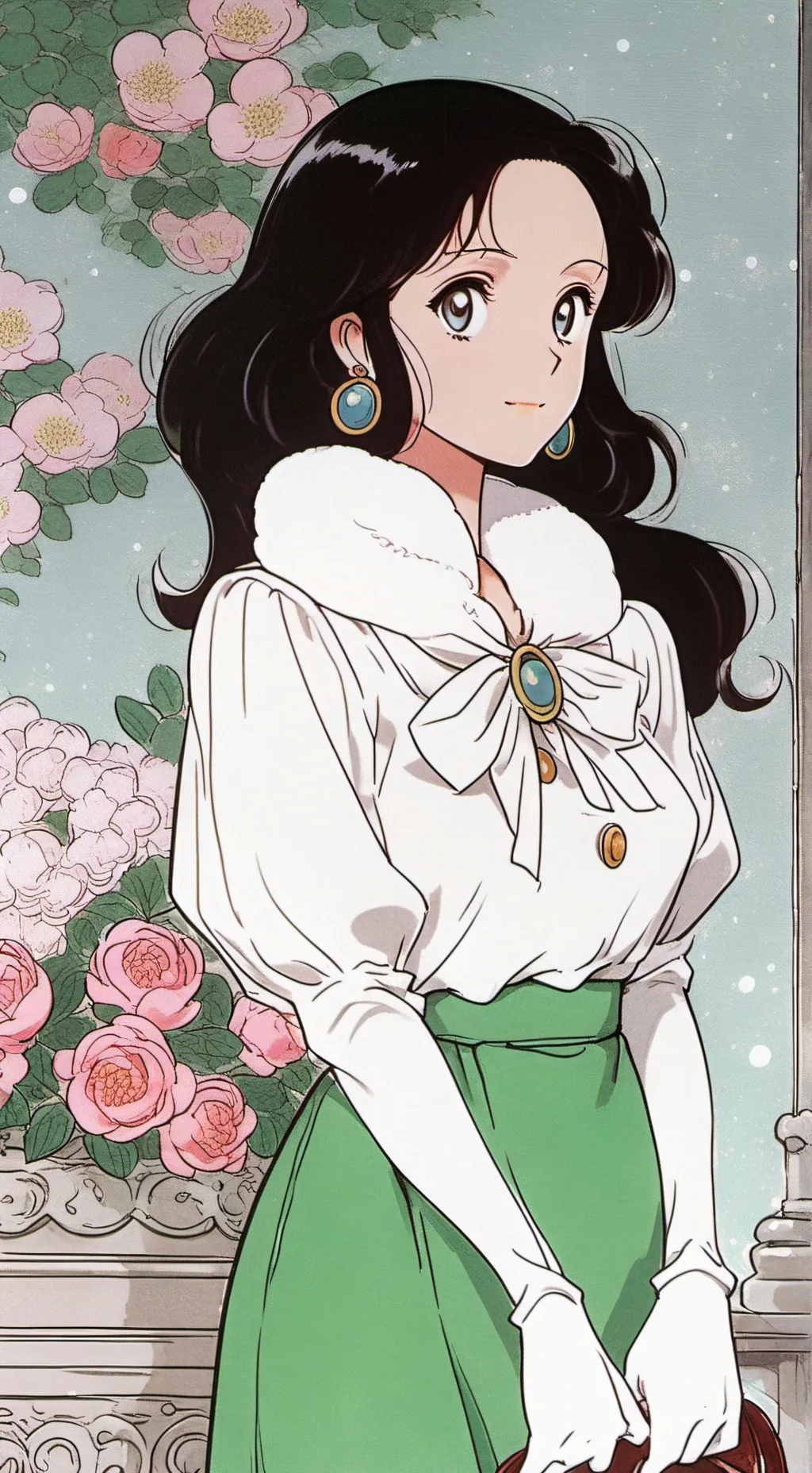 ai character: amiga background