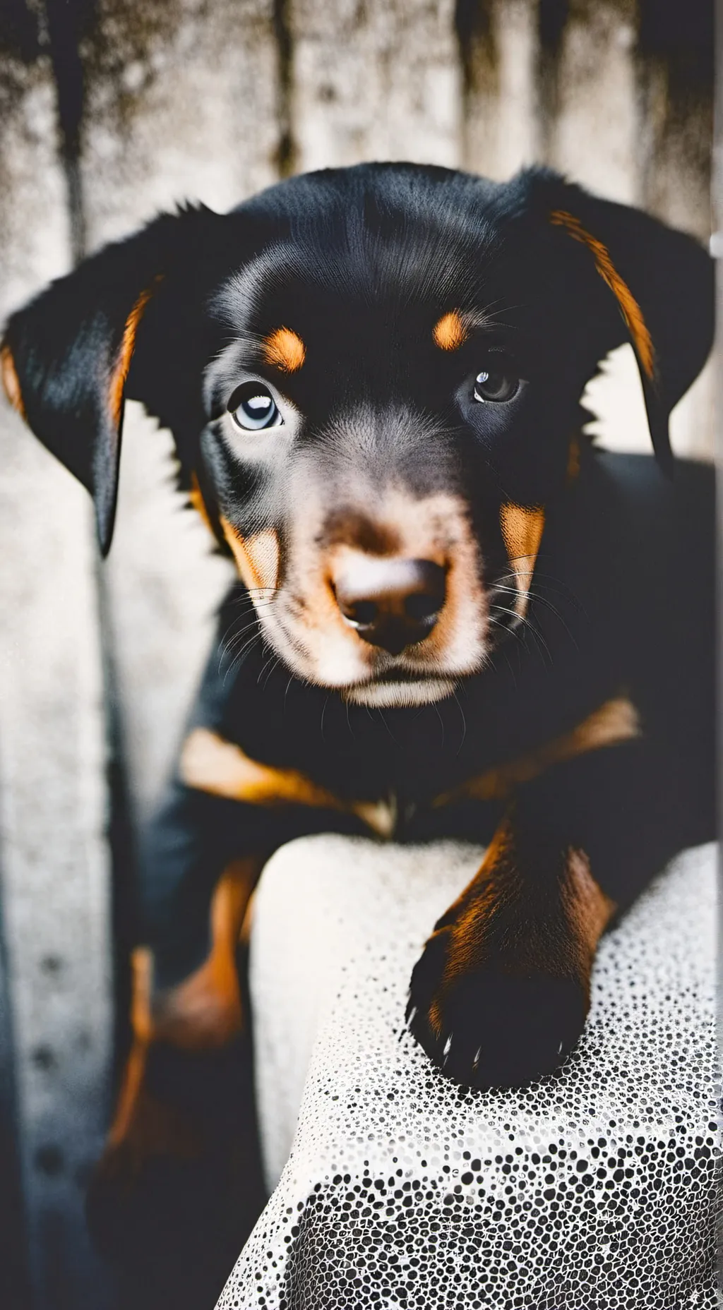 ai character: homeless puppy 1 background