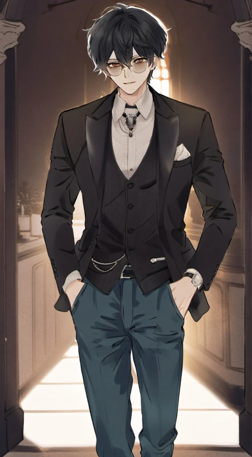 ai character: Hunter Scott background