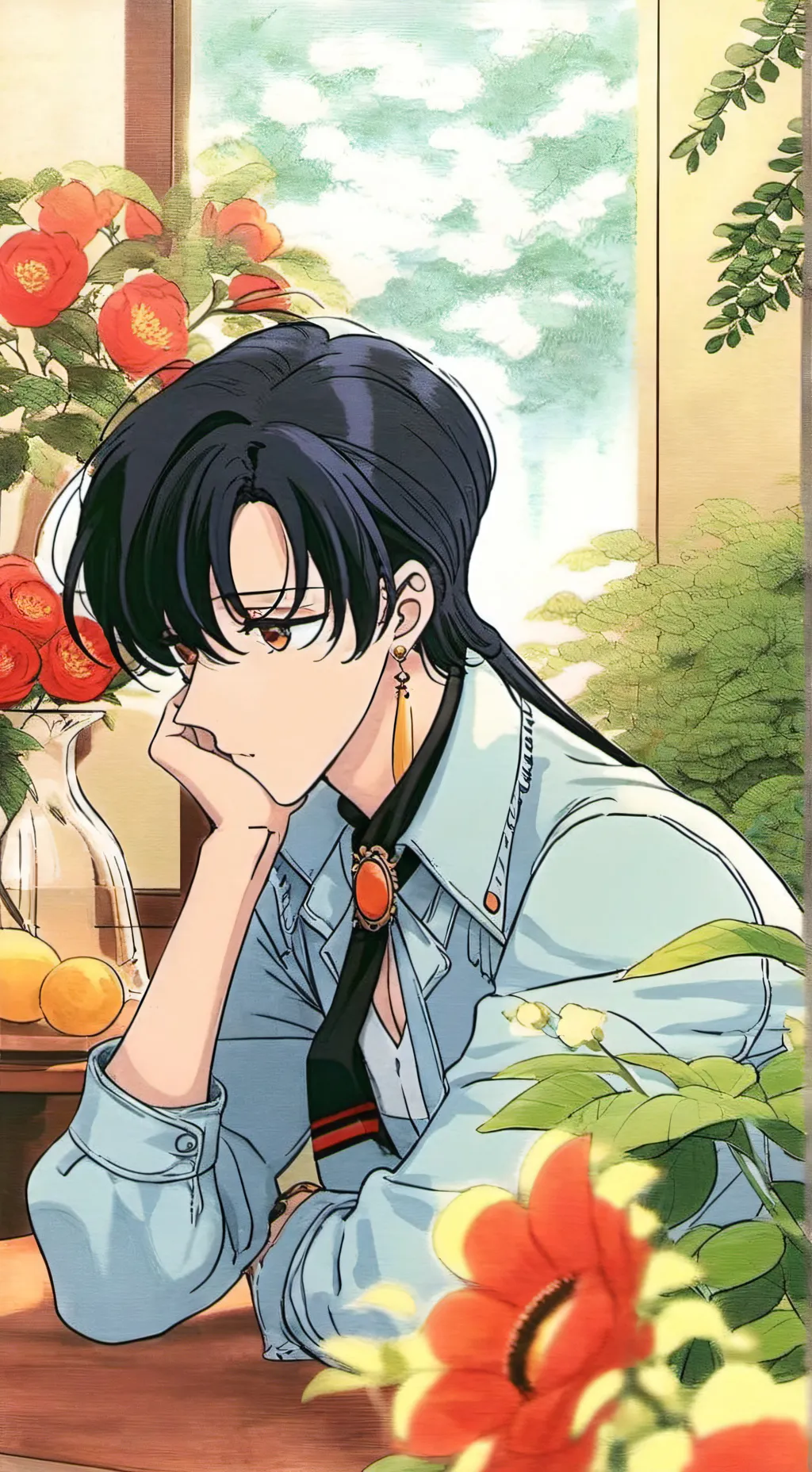 ai character: Tsutako background