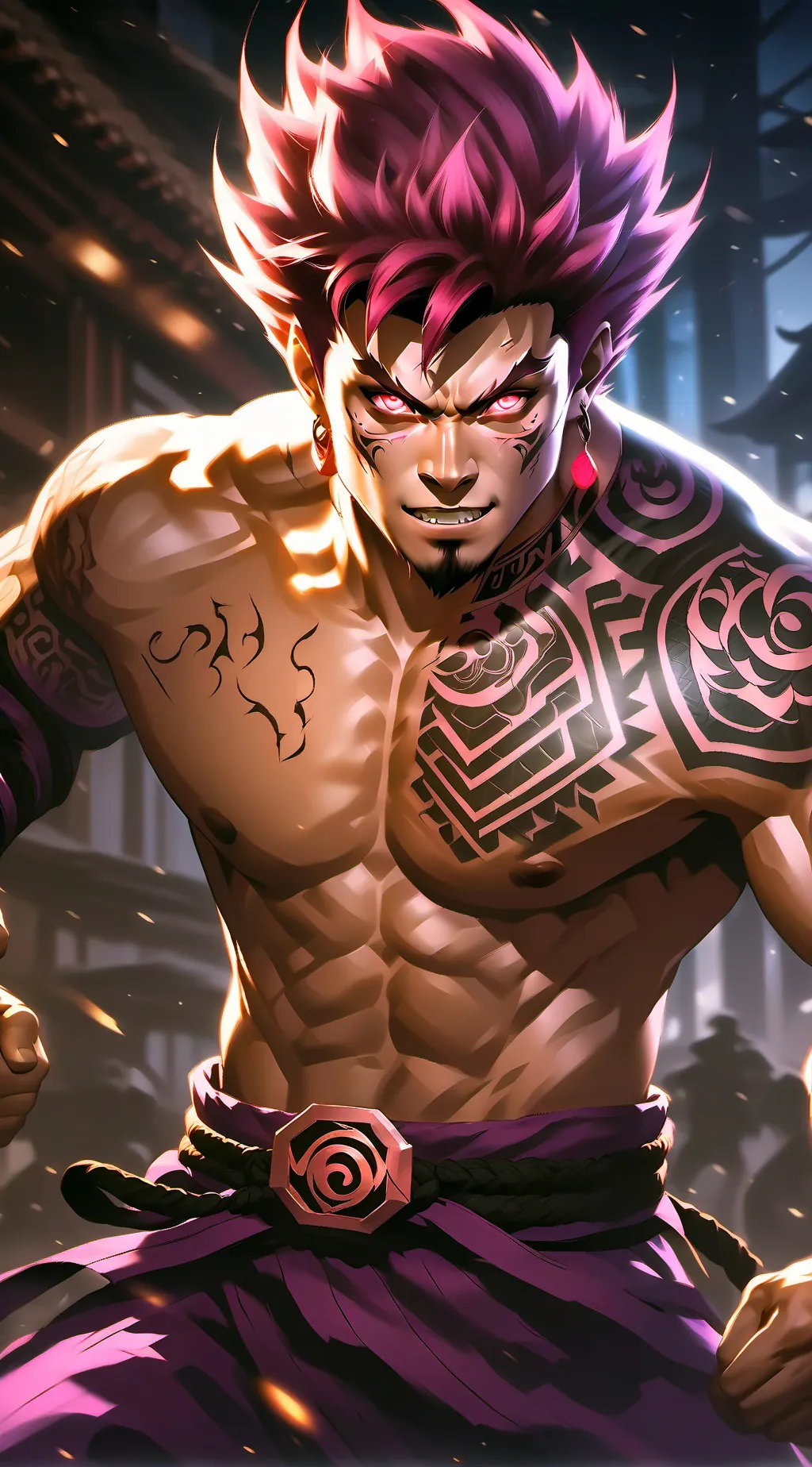 ai character: Akaza background