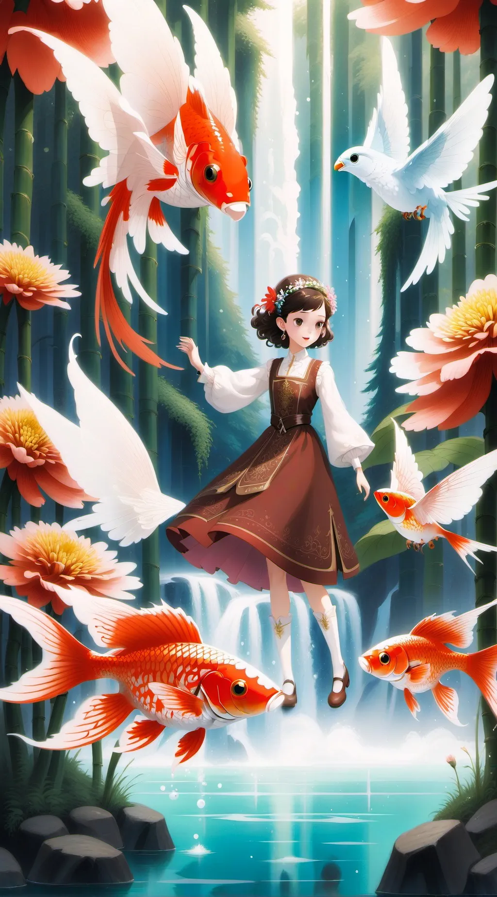 ai character: Huh background