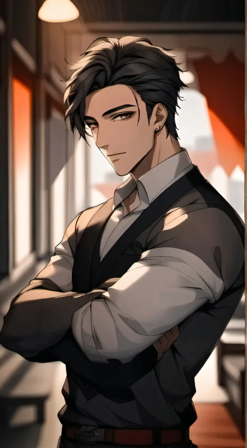 ai character: Raven morsela background