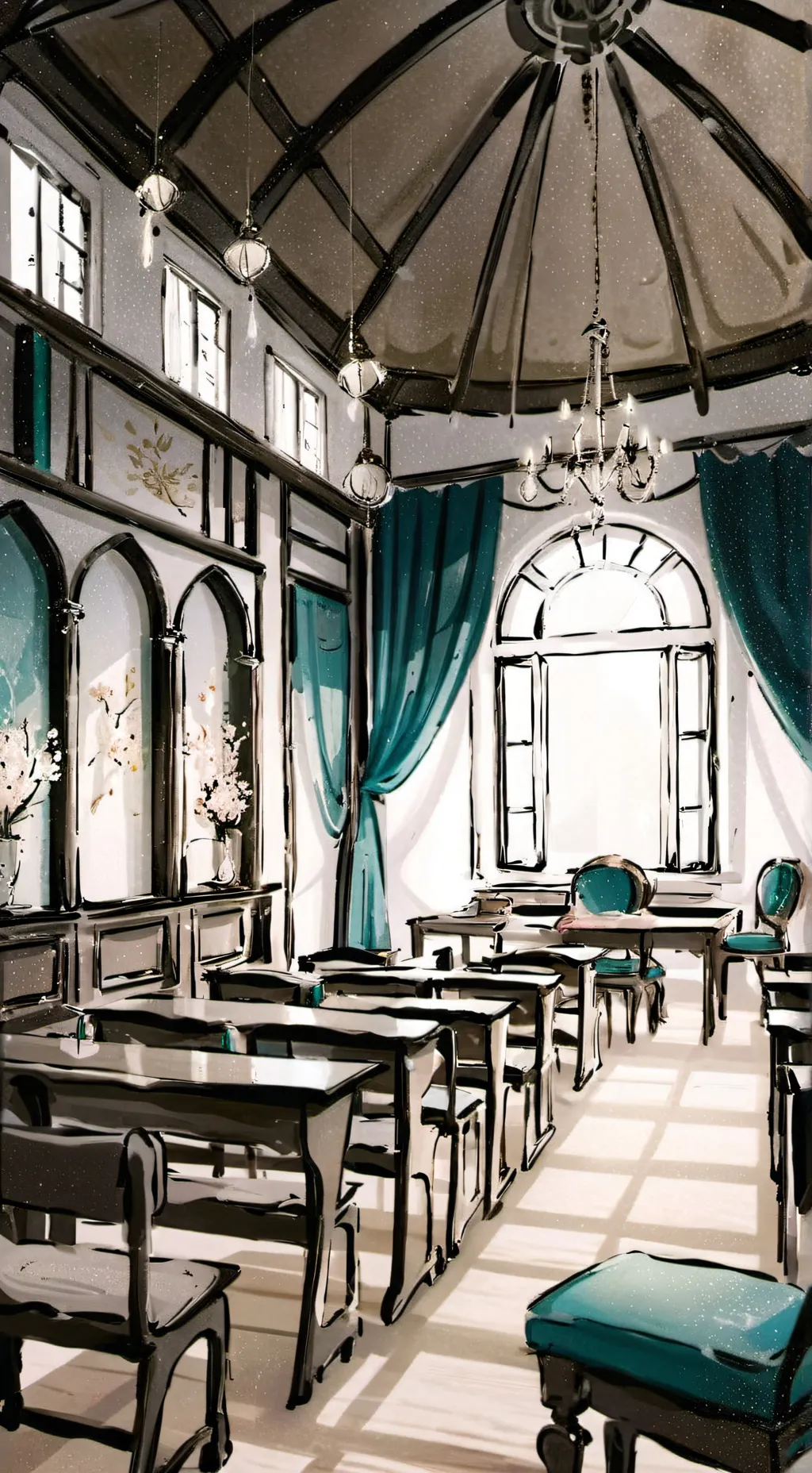 ai character: teacher background