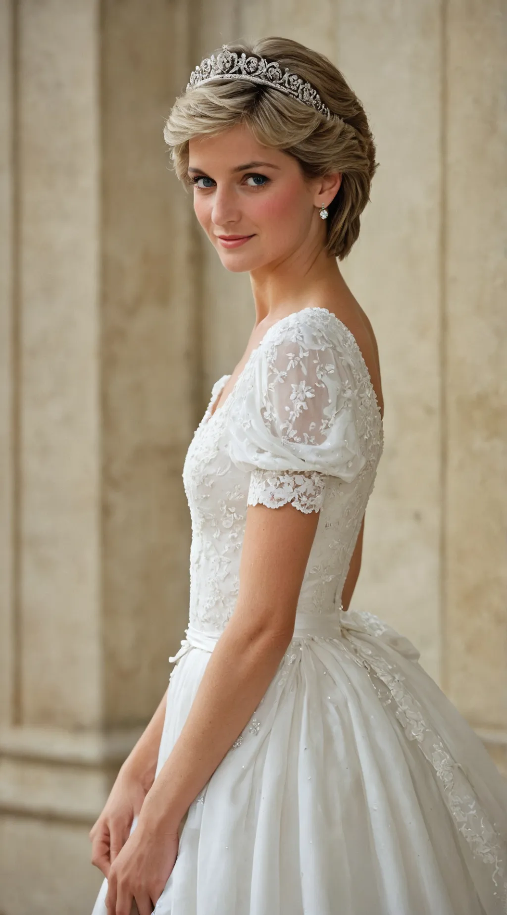 ai character: Princess diana👑 background