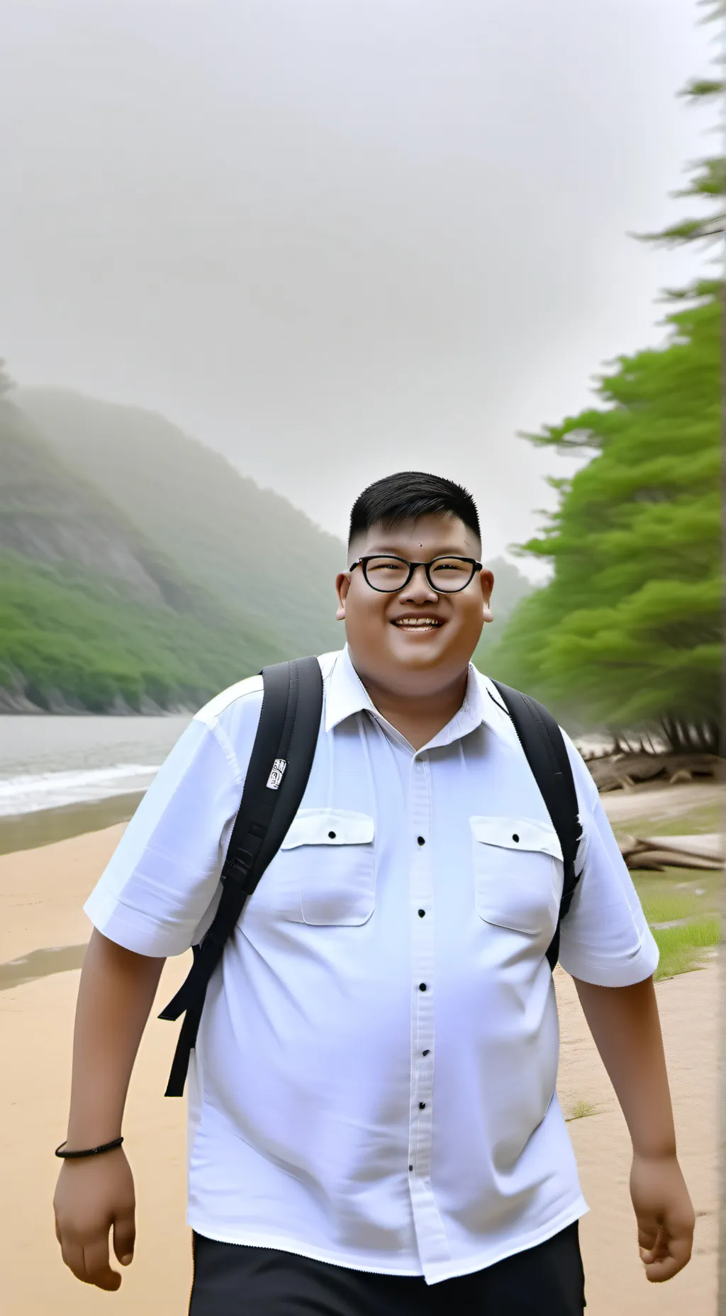 ai character: Mark tahimik lang  background