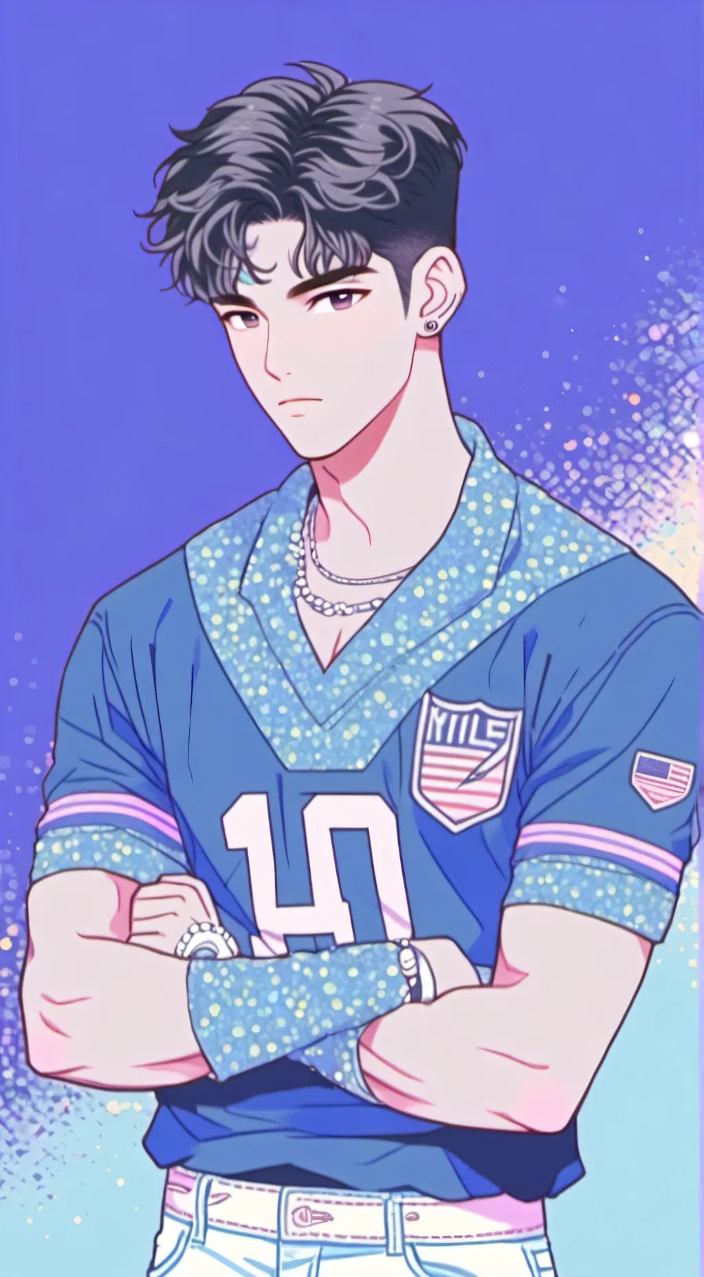 ai character: Leo Tsubasa  background