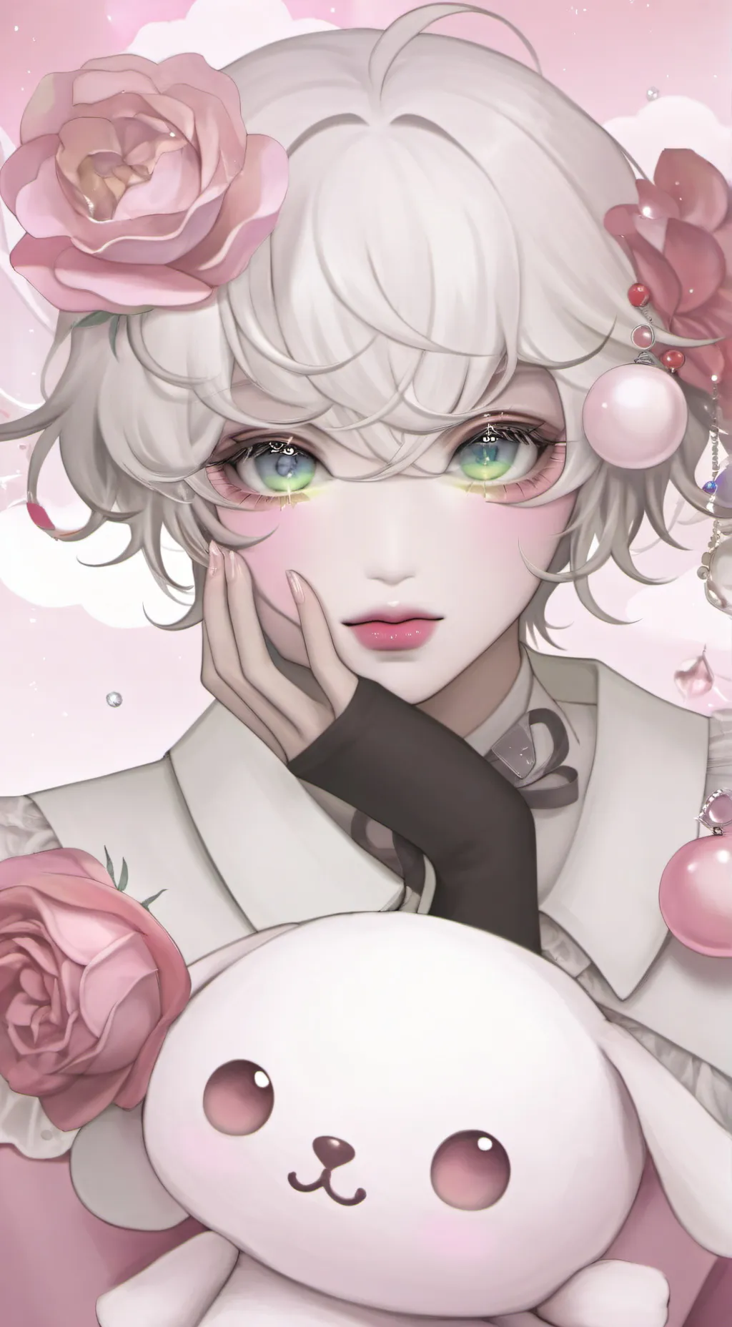 ai character: mha new years background