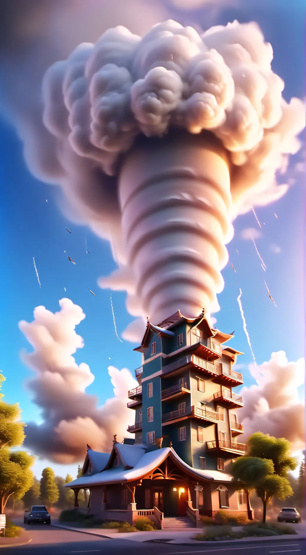 ai character: EF-0 tornado background