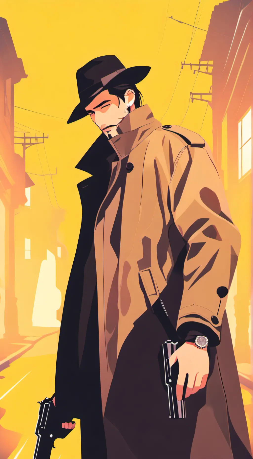 ai character: Detective 2 (Male) background