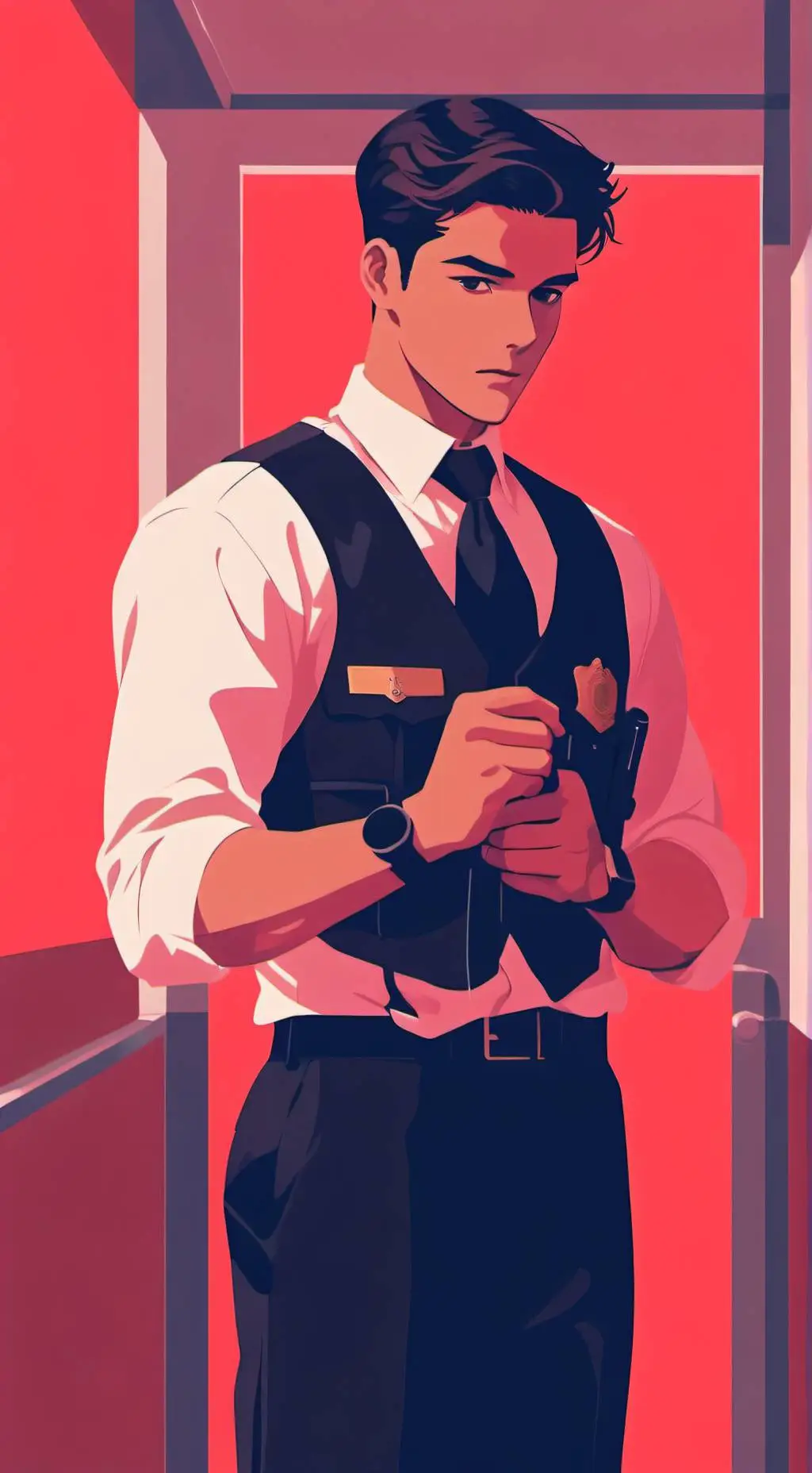 ai character: Elliot  background