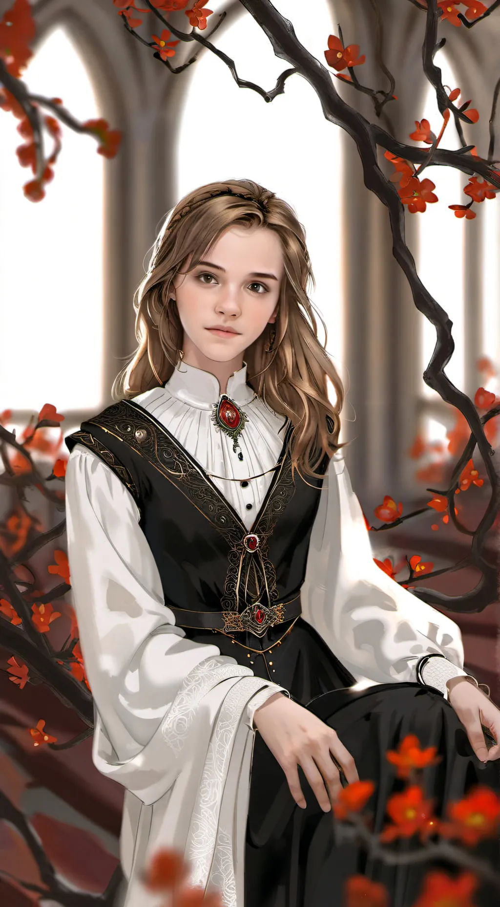 ai character: hermine background