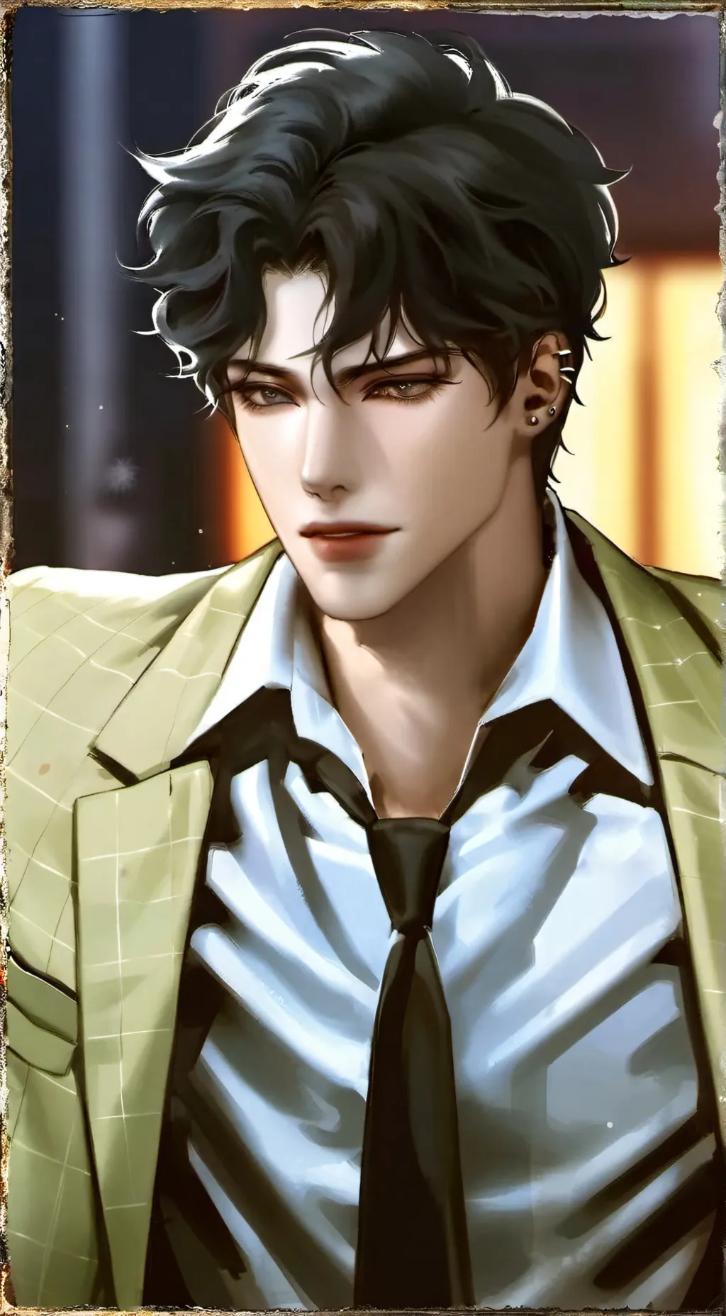 ai character: Leon Hartley  background