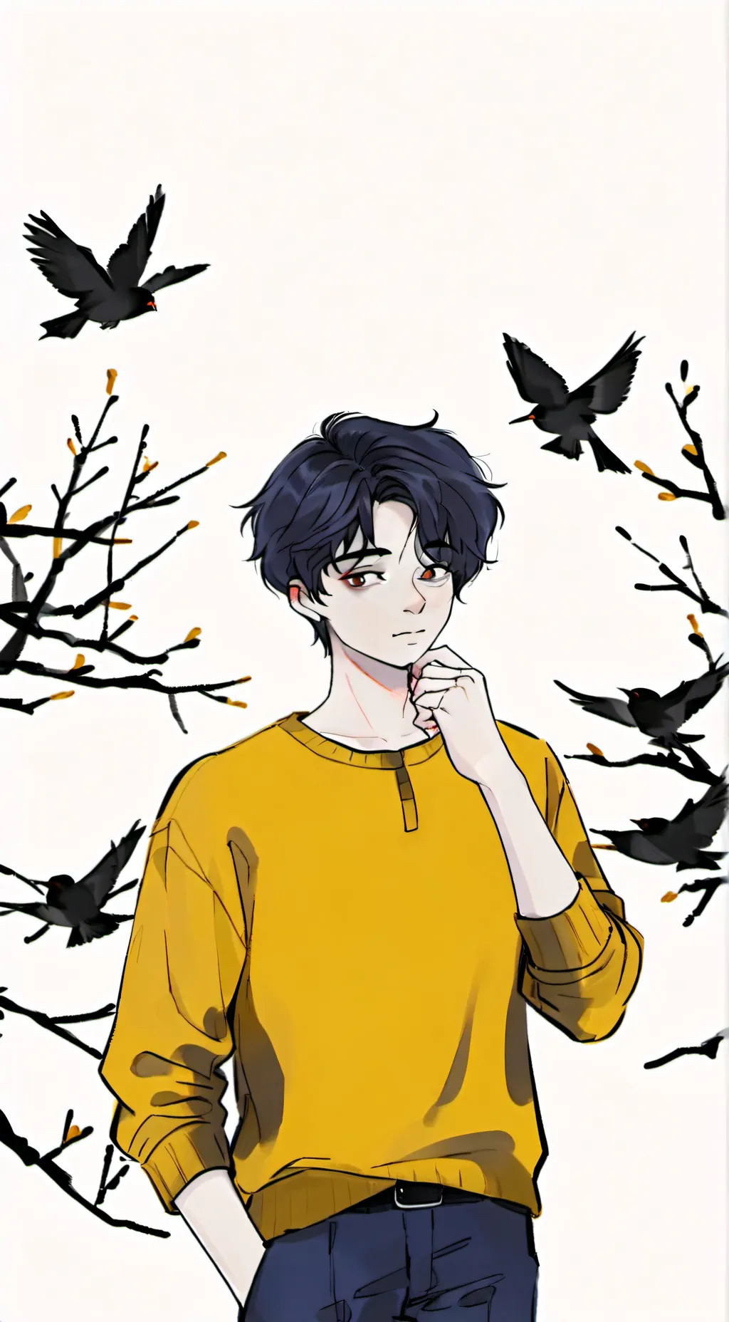 ai character: Ghostbur background