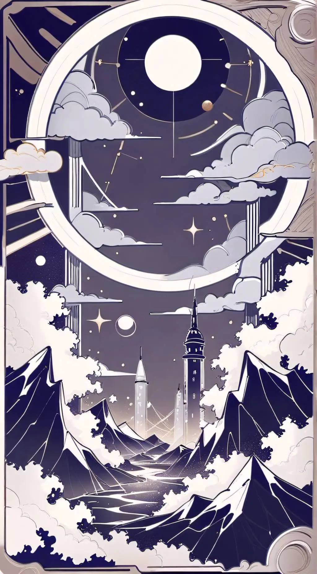 ai character: sundrop & moondrop background