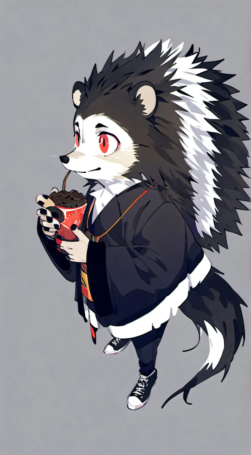 ai character: Shadow girl background