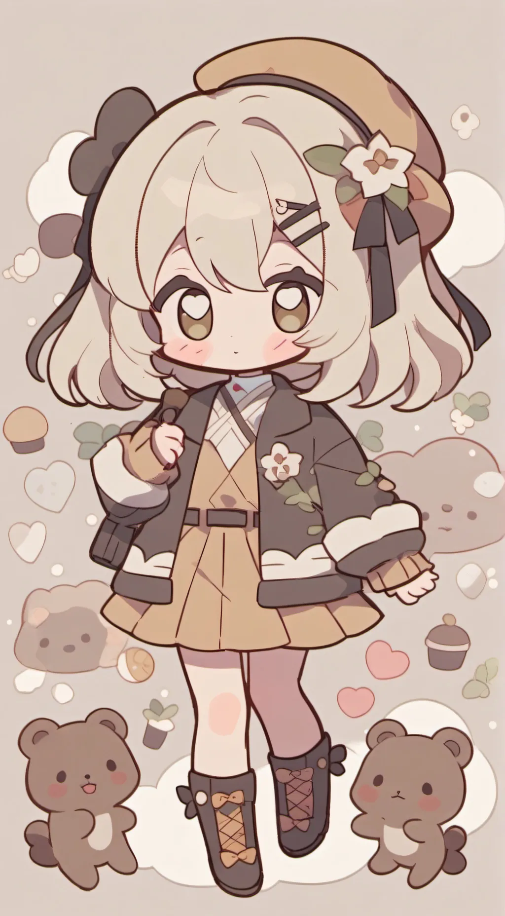 ai character: Deku y todoroki  background