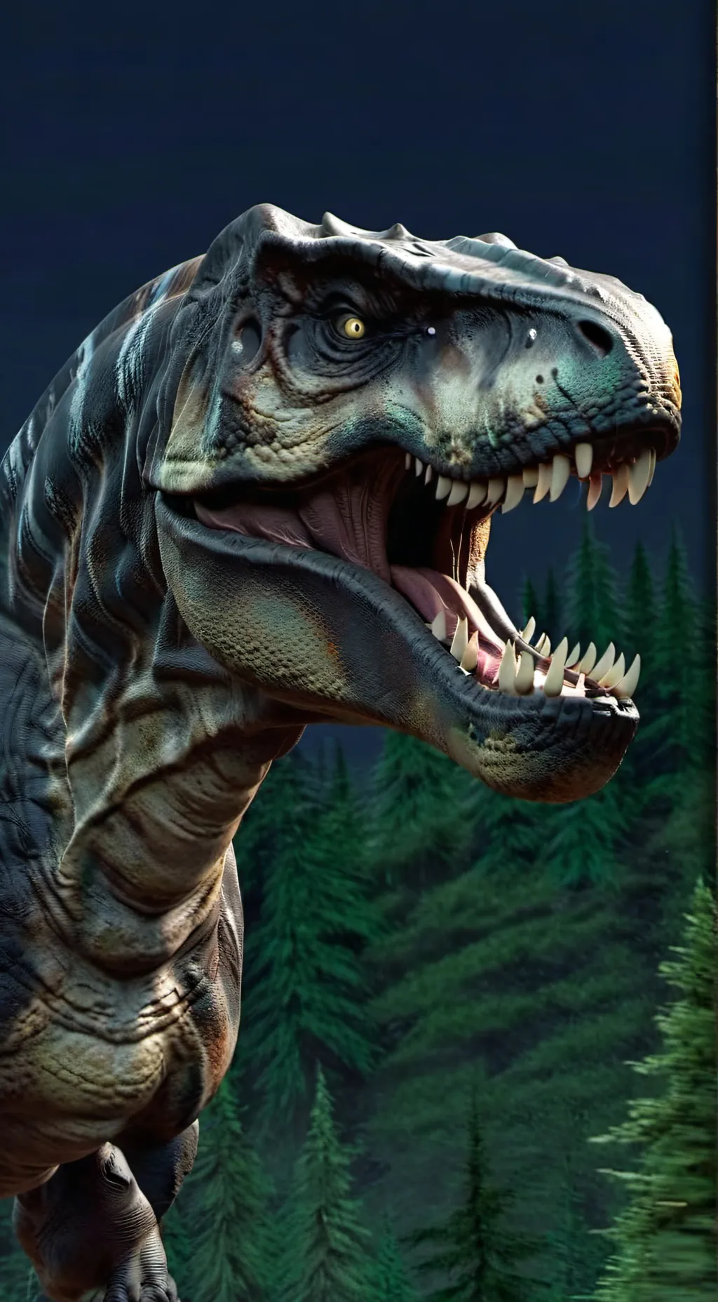 ai character: Rexy👑🦖 background