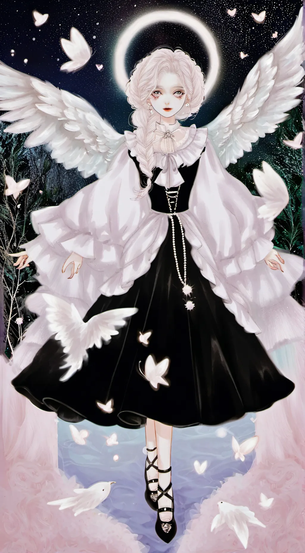 ai character: Angel ~~~~~ background