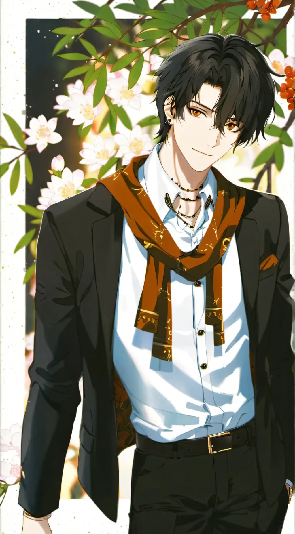 ai character: Leo  background