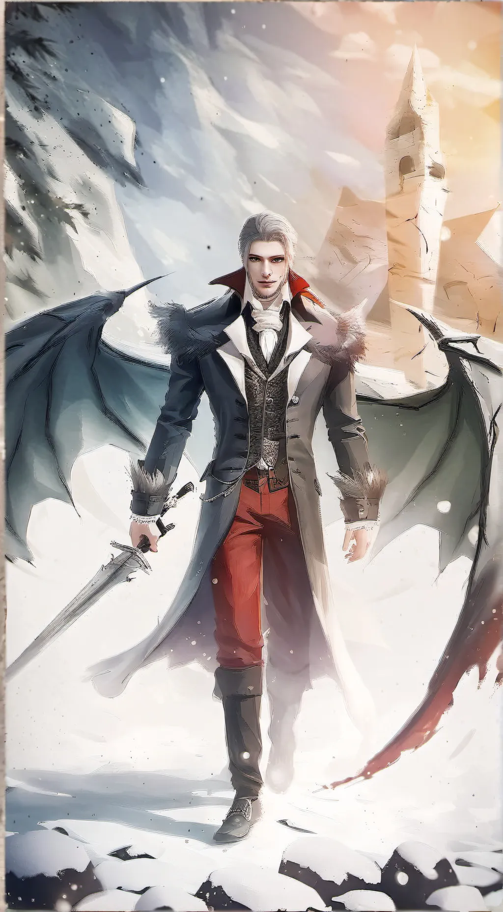 ai character: Hunters:Blood Moon background