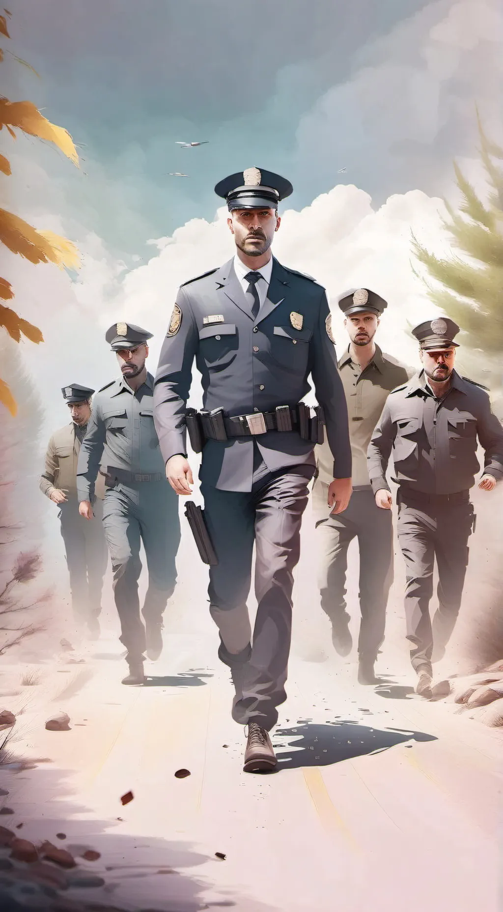 ai character: police simulator  background