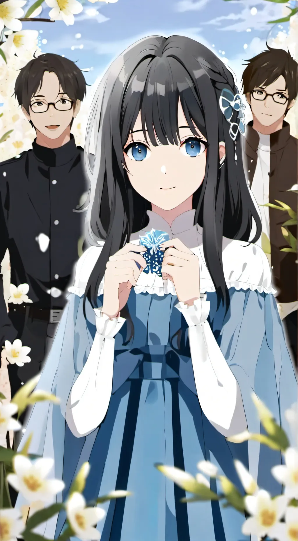 ai character: dan,dil,maliy background