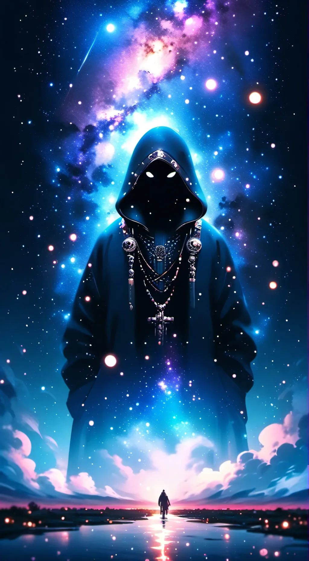 ai character: galaxies gadien background